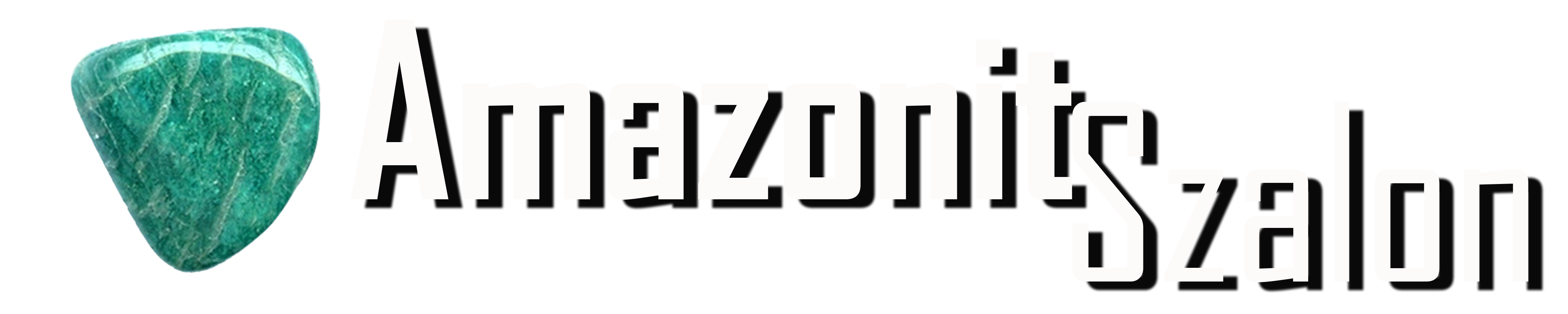 Amazonit Szalon Logó Fehér